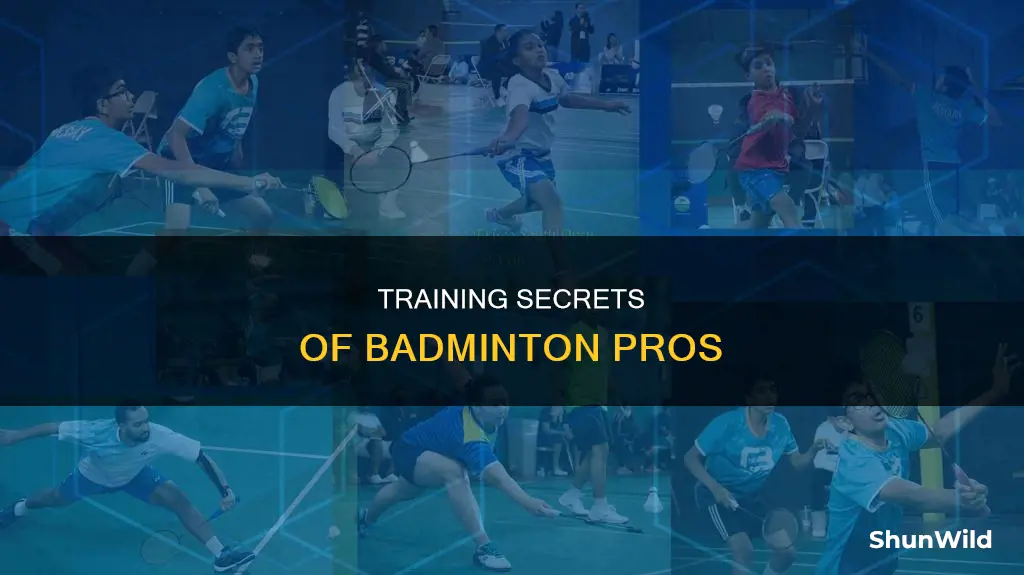 how professional badminton players train