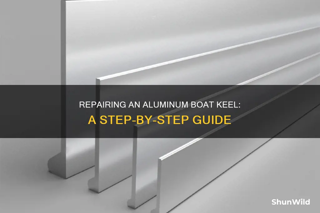 how repair a aluminum boat keel