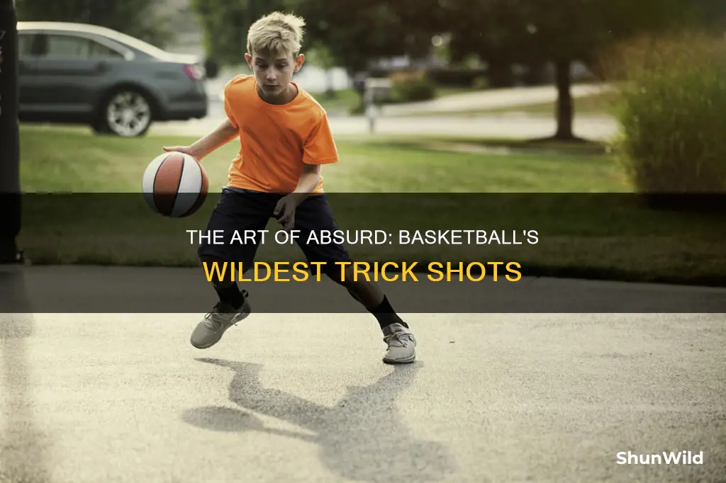 how ridiculous basketball trick shots