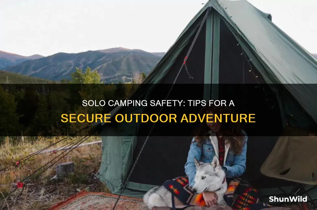 how safe is camping alone