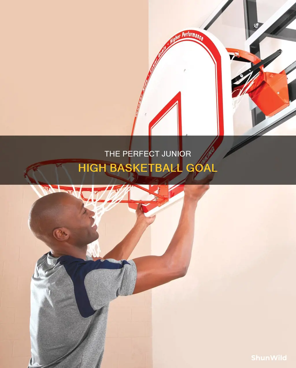how should a basketball junior high goal be