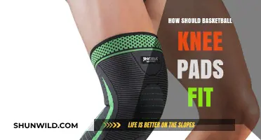 Knee Pad Fit: Basketball Comfort and Support