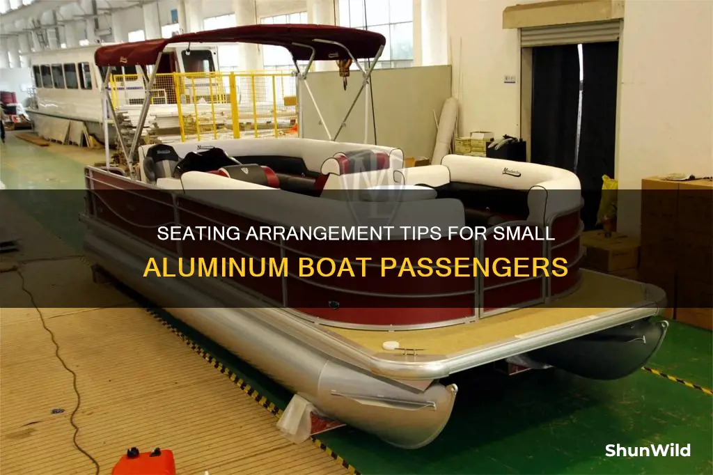 how should passengers be seated aboard a small aluminum boat