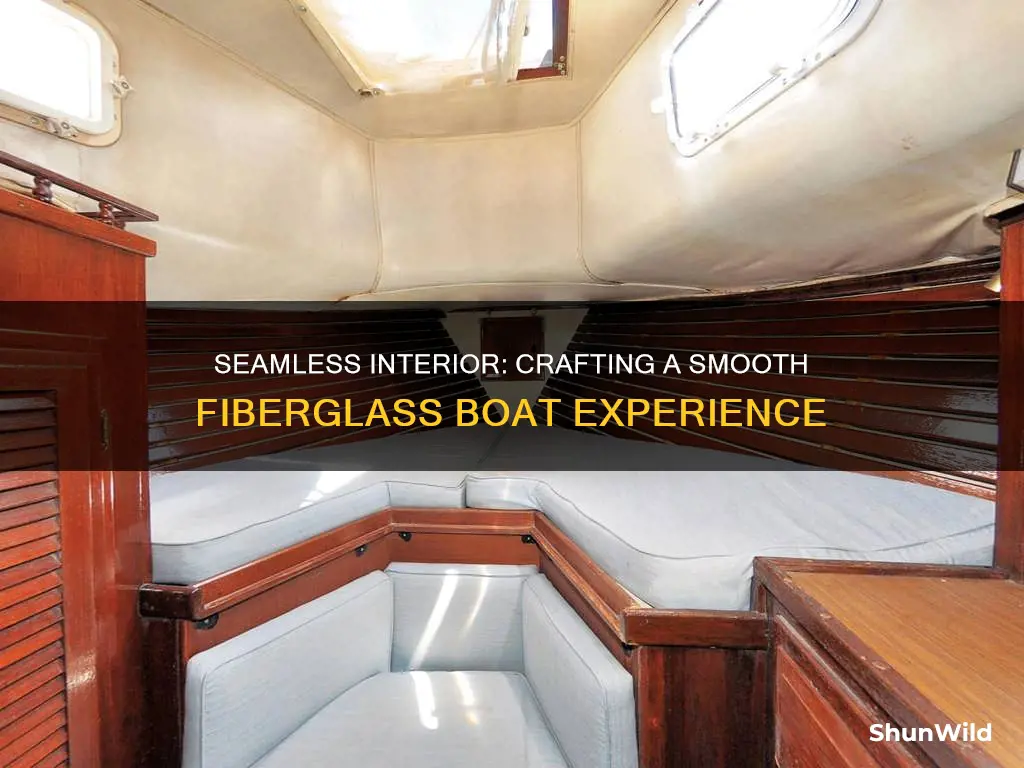 how smooth interior fiberglass boat