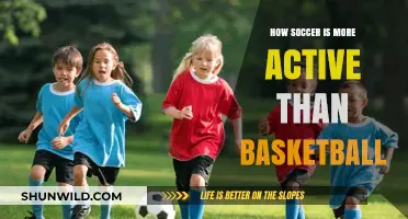 Soccer vs Basketball: More Active, More Fun!
