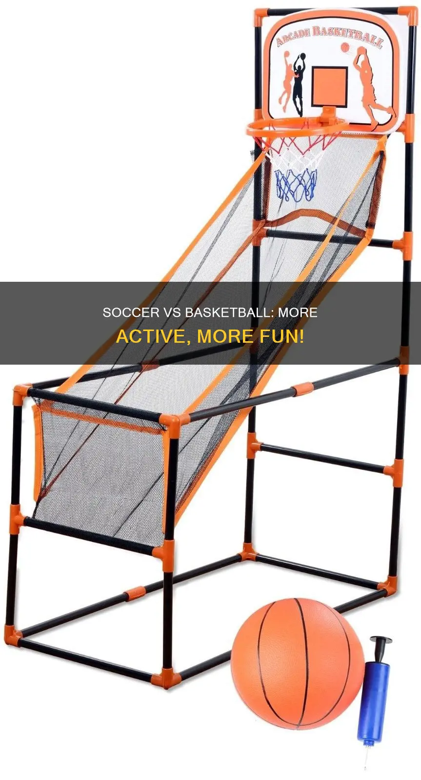 how soccer is more active than basketball