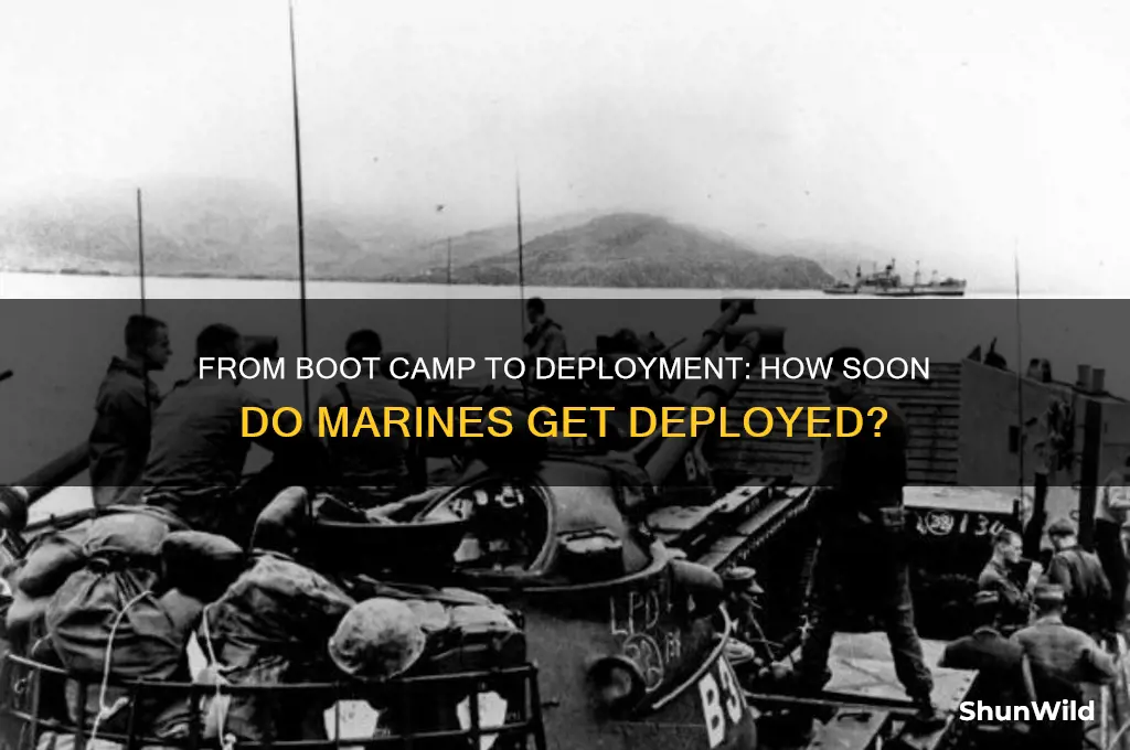 how soon do marines get deployed after boot camp