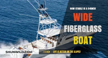 Fiberglass Boat's Stability: 54-Inch Wide Craft's Strength and Durability