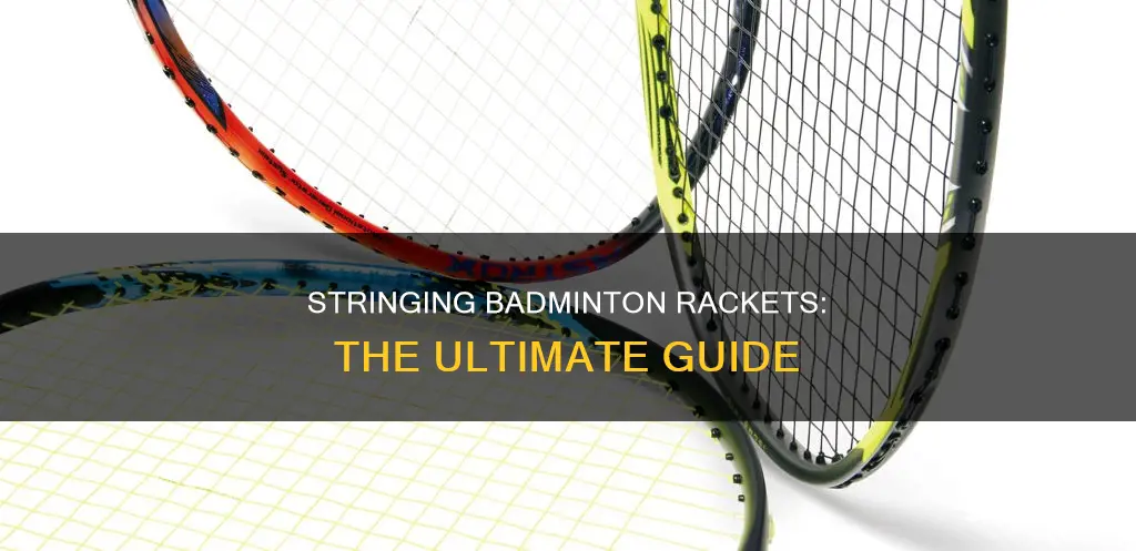 how string badminton racquet