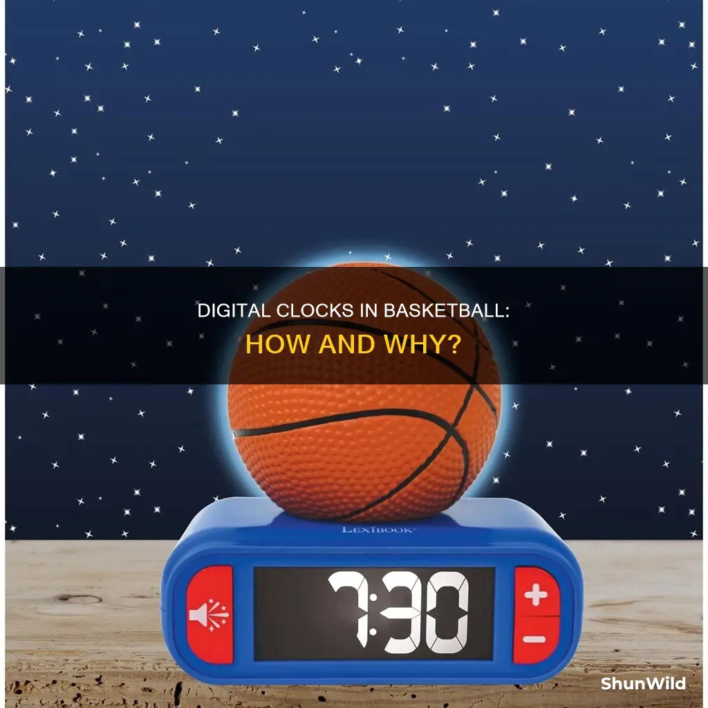 how stuff works digital clock basketball