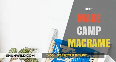 Crafting Camp Macrame: Easy DIY Guide for Outdoor Enthusiasts
