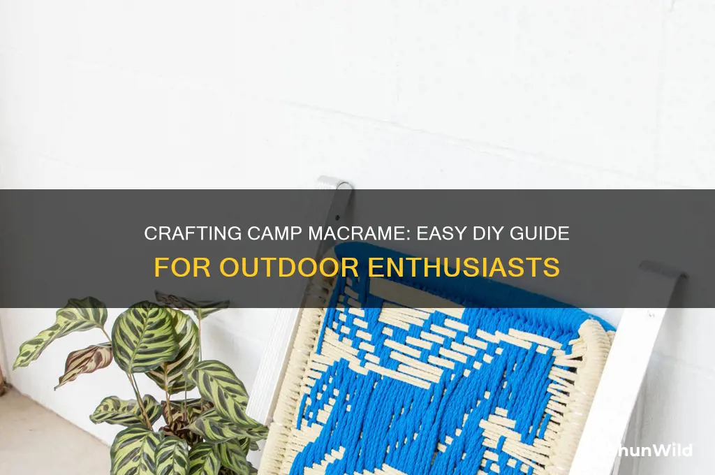 how t make camp macrame
