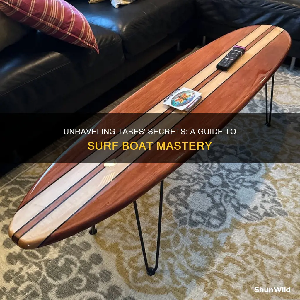 how tabes work on a surf boat