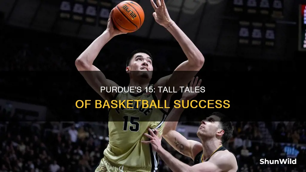how tall is 15 on purdue basketball