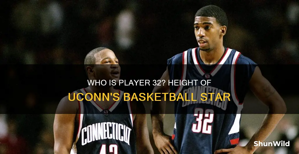 how tall is 32 on uconn men