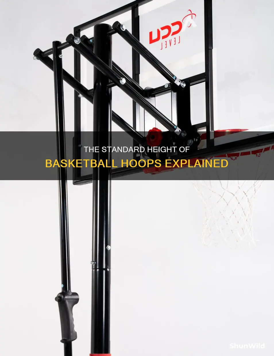 how tall is a basketball goal post