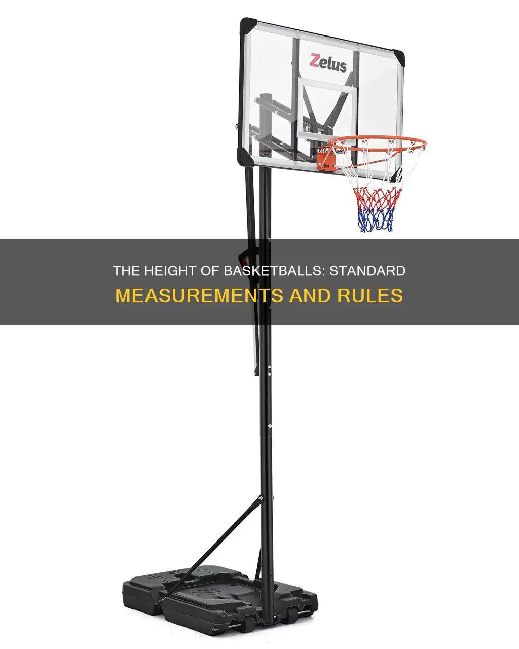 how tall is a basketball