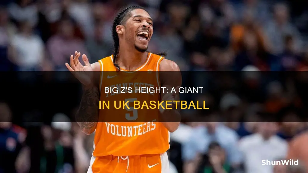 how tall is big z uk basketball