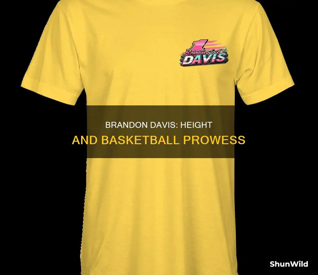 how tall is brandon davis basketball