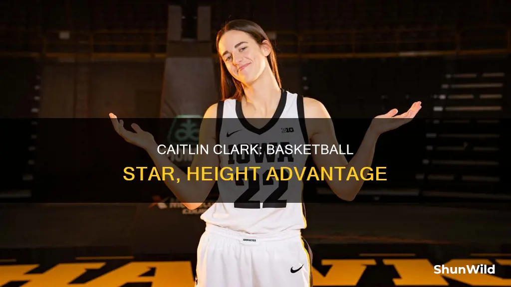 how tall is caitlin clark basketball