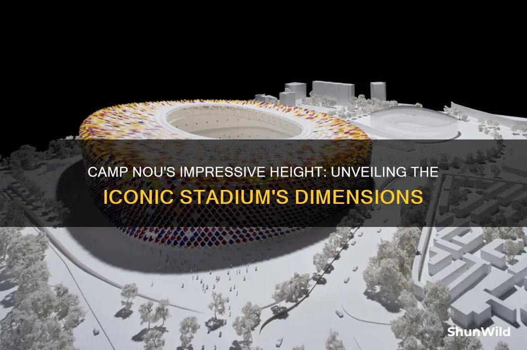 how tall is camp nou