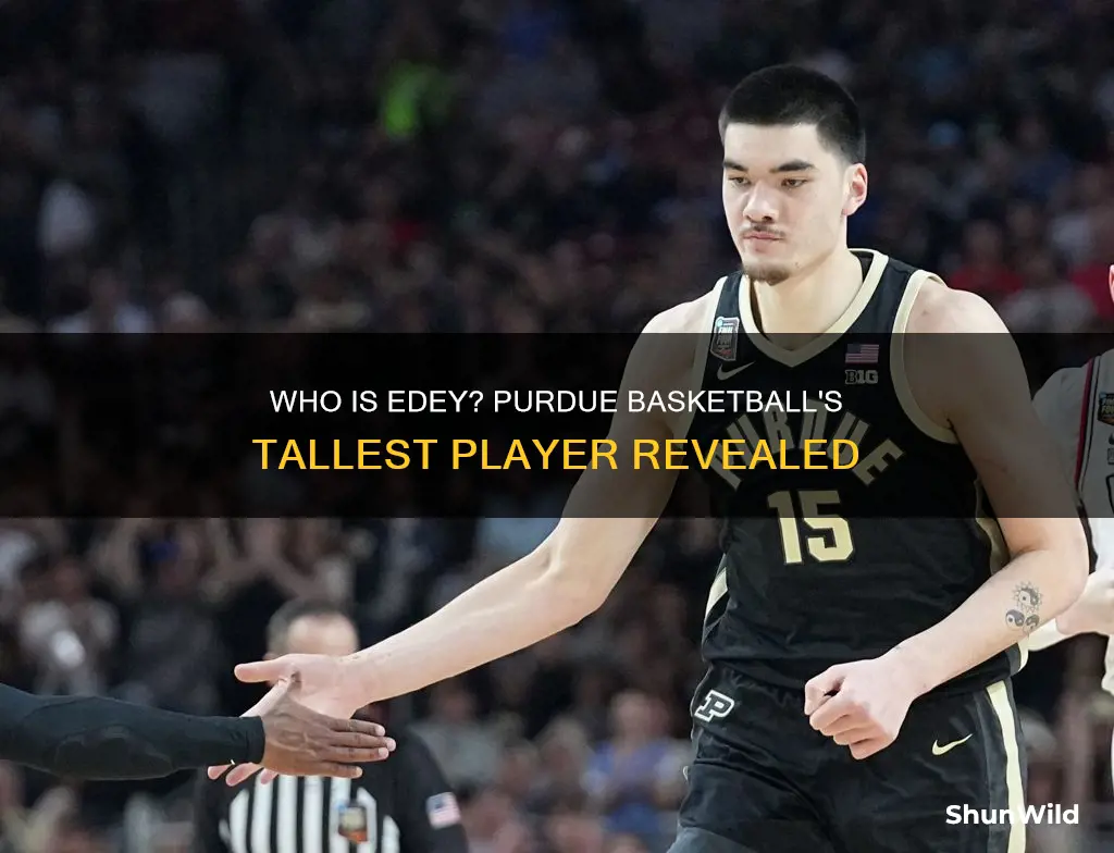 how tall is edey from purdue basketball