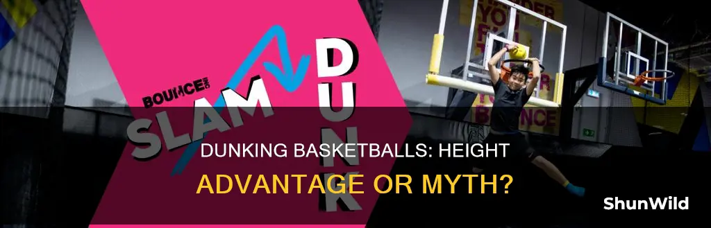 how tall is it easy to dunk a basketball