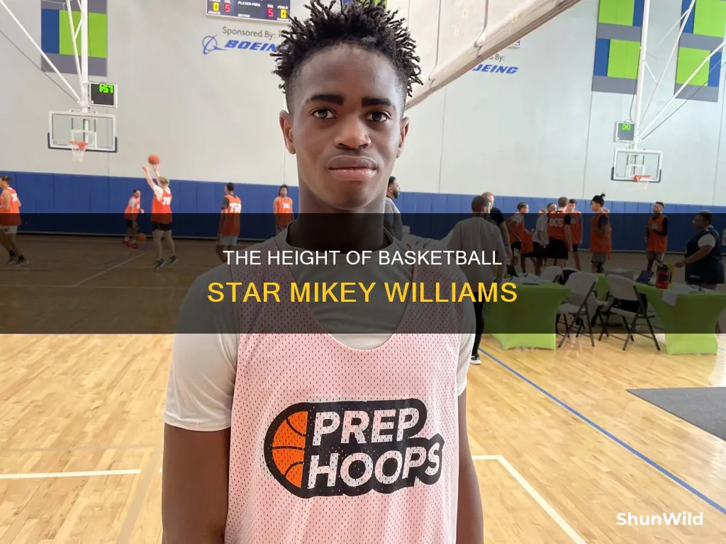 how tall is mikey williams basketball