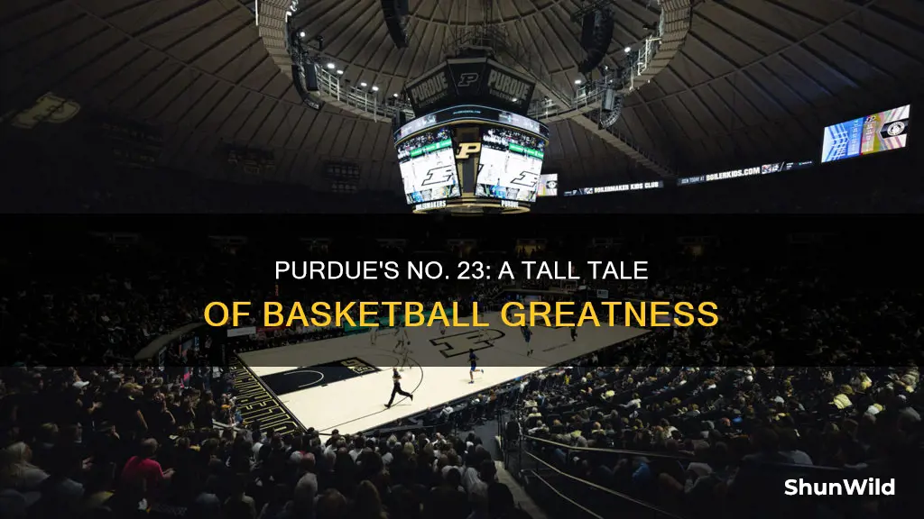 how tall is no 23 purdue basketball