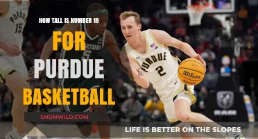 Purdue's Basketball Star: How Tall is No. 15?