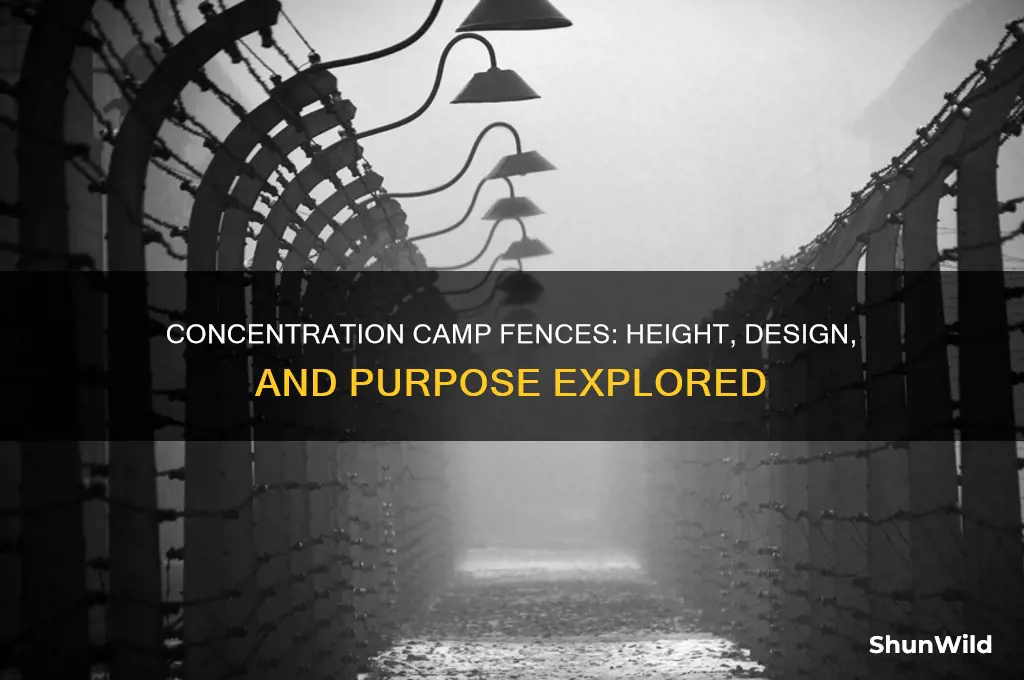 how tall were concentration camp fences