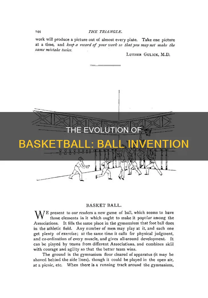 how the basketball ball was invented