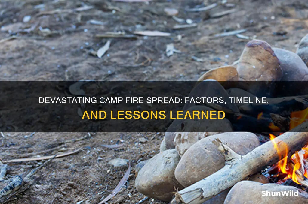 how the camp fire spread