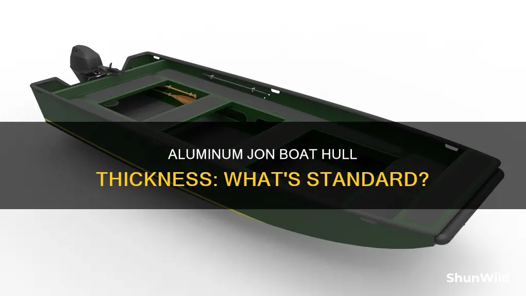 how thick is an aluminum jon boat