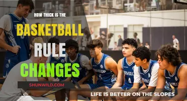 Basketball Rule Changes: Thickening the Plot