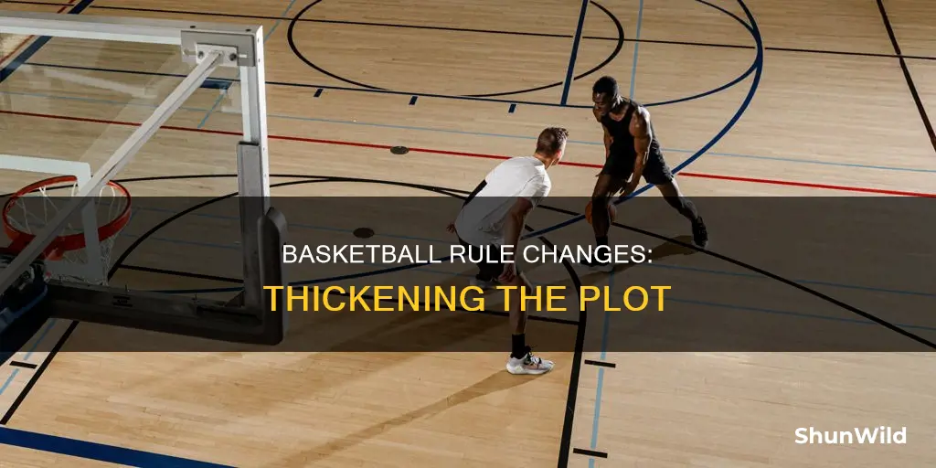 how thick is the basketball rule changes
