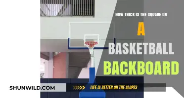 Basketball Backboard Secrets: Square Thickness Explained
