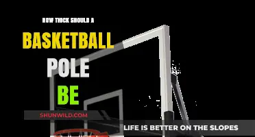 Basketball Pole Thickness: What's the Standard?