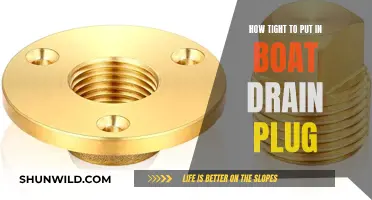 Securing Boat Drain Plugs: How Tight is Right?