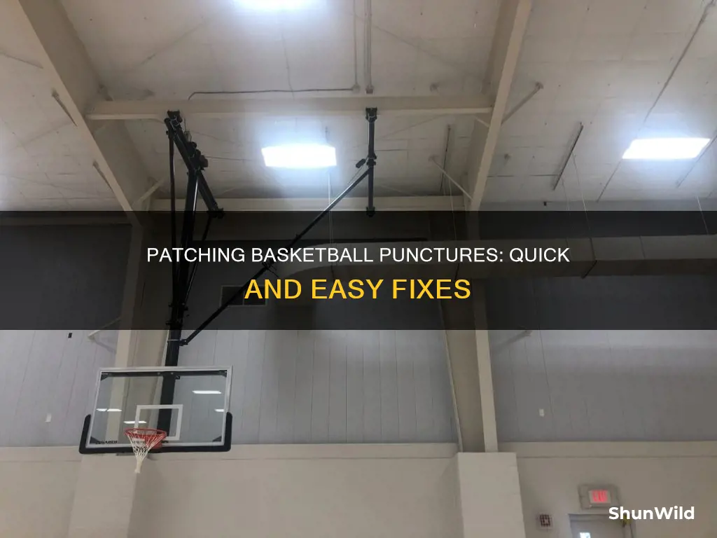 how to a stop puncture leak to basketball