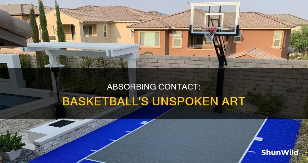 how to absorb contact in basketball