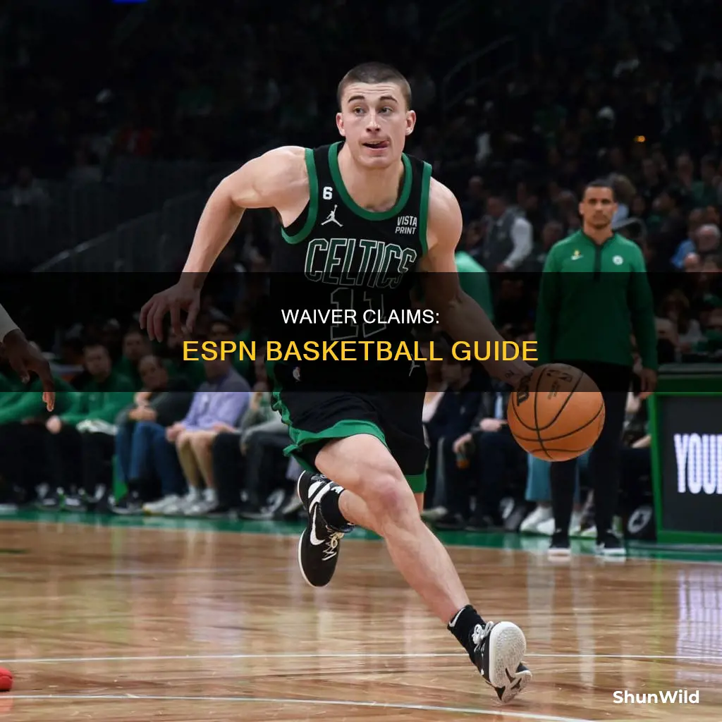 how to accept waiver claims on espn basketball