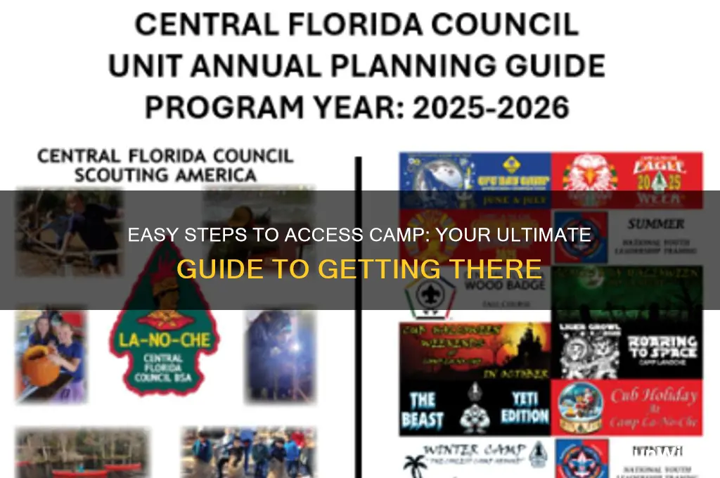 how to access camp