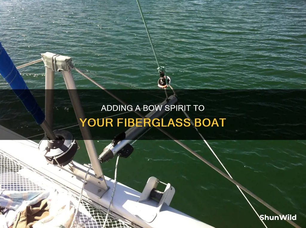 how to add a bow spirit to a fiberglass boat