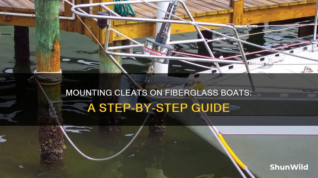 how to add a cleat to a fiberglass boat