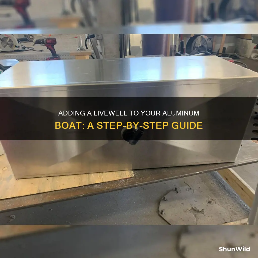 how to add a livewell to an aluminum boat