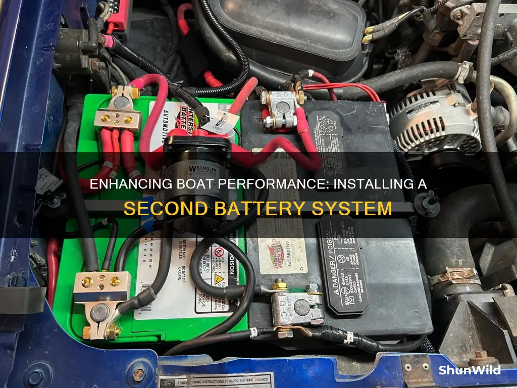 how to add a second battery to a boat