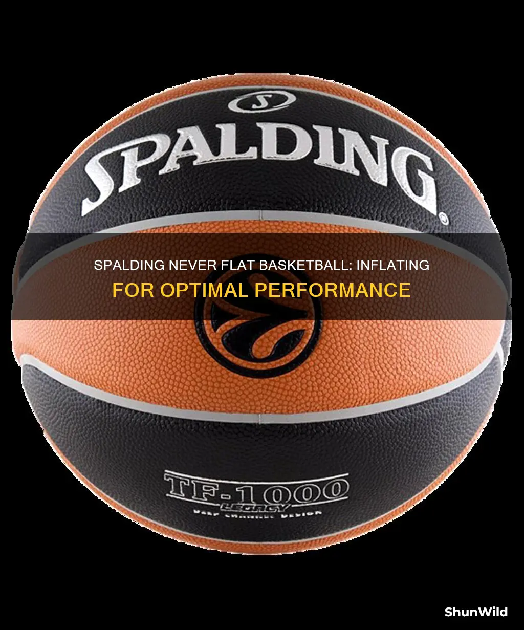 how to add air to spalding never flat basketball