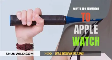 Apple Watch Badminton: Adding the Sport to Your Wrist