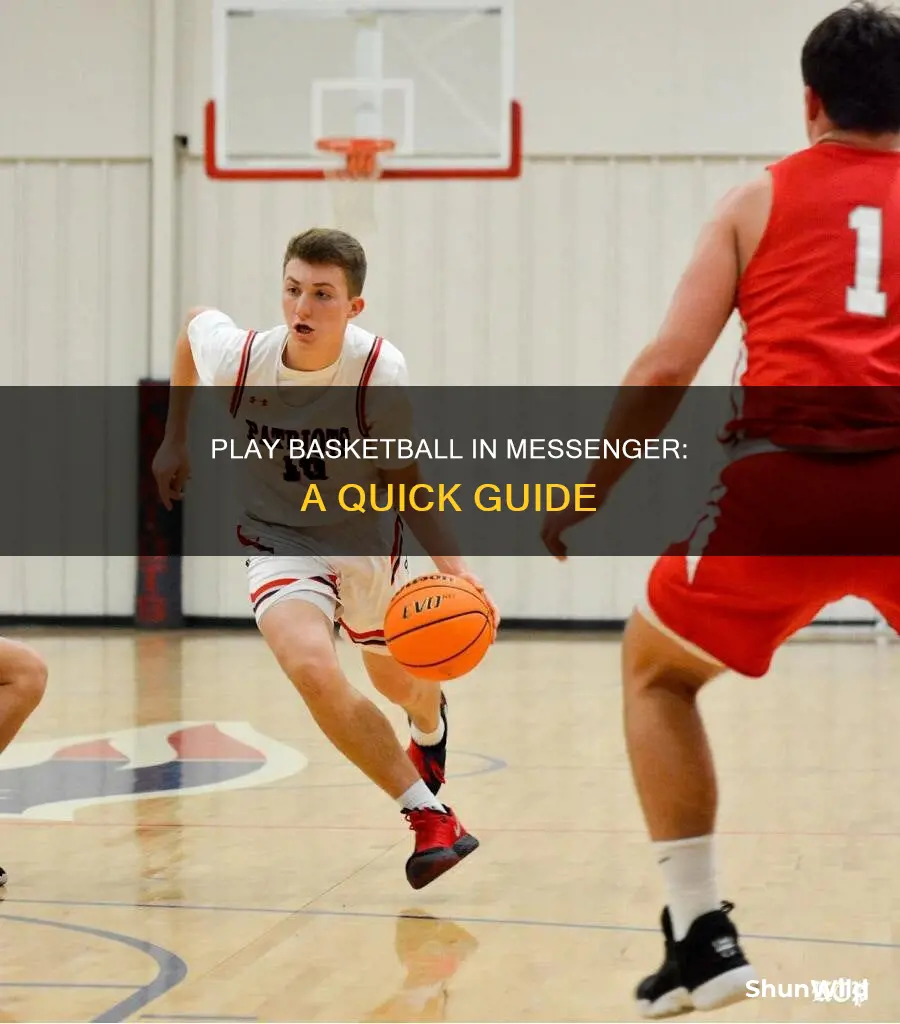 how to add basketball in messenger
